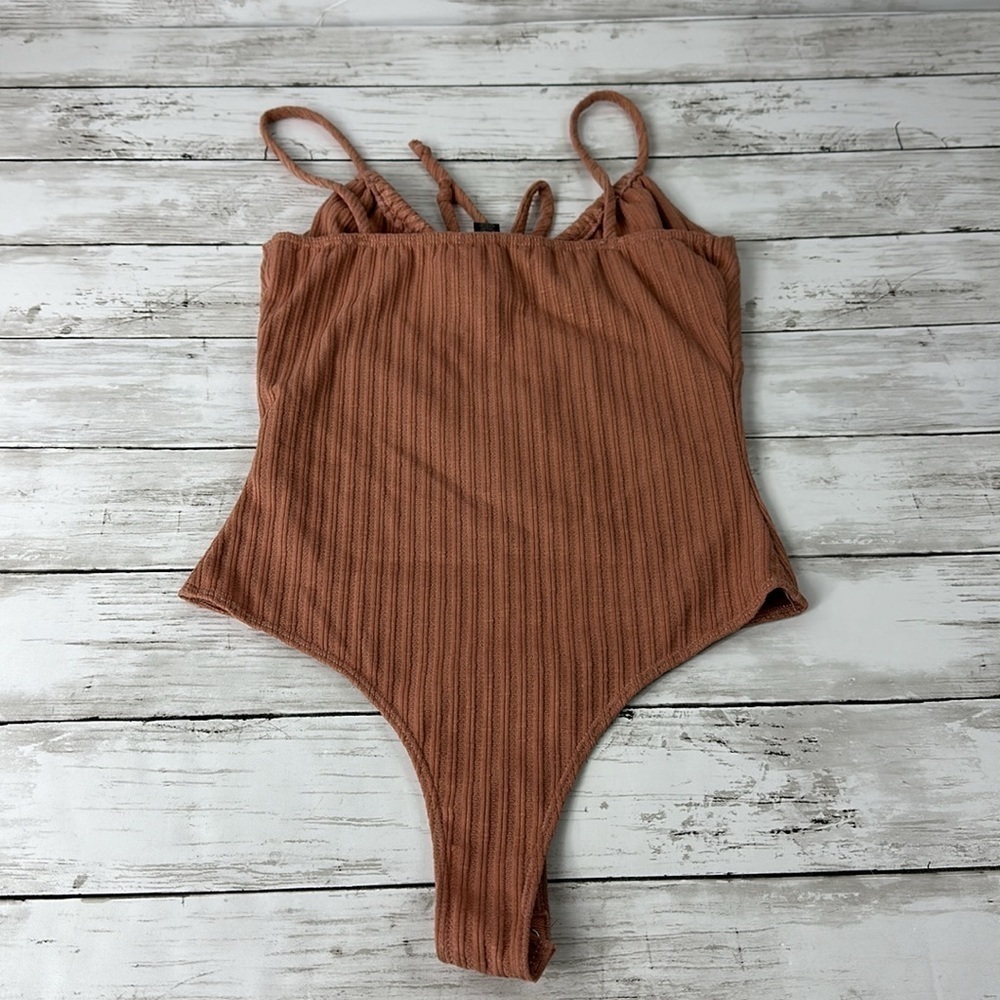 AE studio tank body suit SZ S orange - Picture 4 of 8